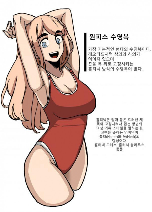 수영복 알아보는 만화